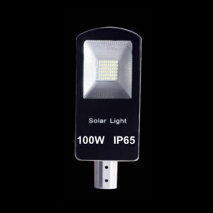 Metal & Glass 100w Solar Semi Integrated Street Light