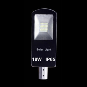 18w Solar Semi Integrated Street Light - Metal & Glass, Customized Size, Manual Switch, Warranty Included