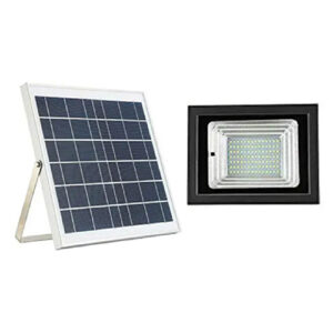 30w Solar Flood Light - Metal & Glass, Built-in Lifepo4 Battery, Manual Switch, Customizable Size, Warranty Included