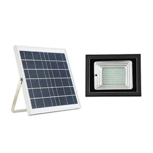 50w Solar Flood Light - Metal & Plastic, Built-in Lifepo4 Battery, Manual Switch, Customizable Size, Warranty Included