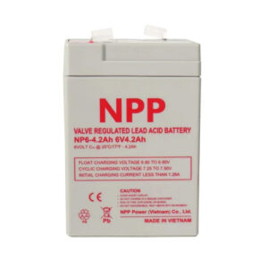 N Pp Lead Acid Battery 4.2 Ah - Features: Sealed On All Sides